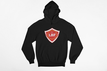 LBF Crest Hoodie (Red/Gold)