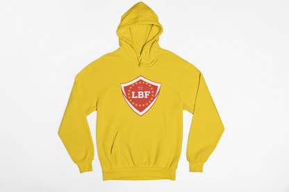 LBF Crest Hoodie (Red/Gold)