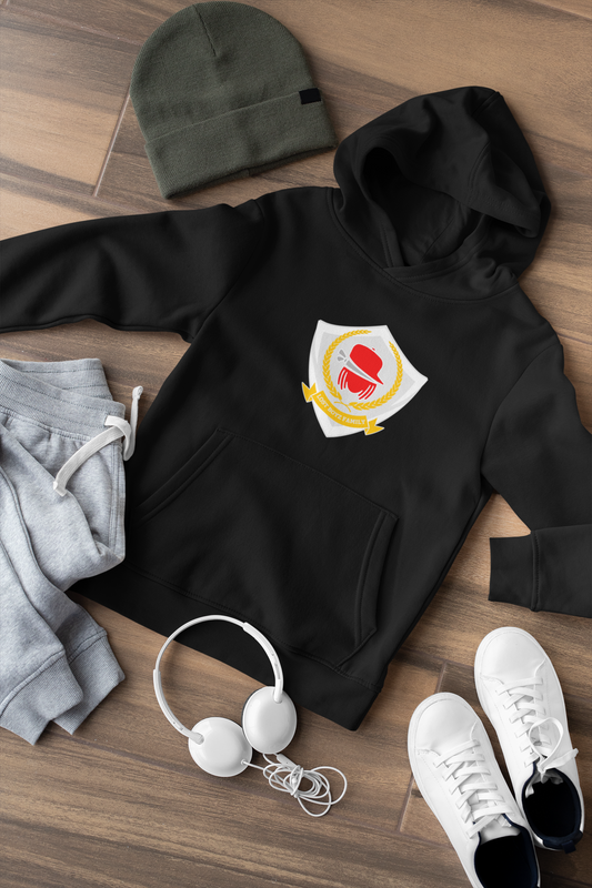 Lost Boyz Family Crest Hoodie (White/Gold/Red)